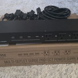 Pyle Pro Audio Power Supply Surge Protector PC0865