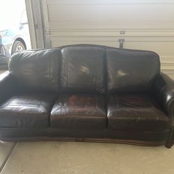Leather Couch & Loveseat