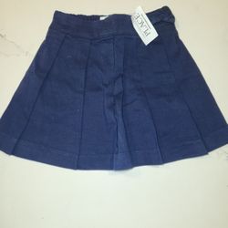 NWT Toddler Girls Uniform Skirt by Children Place, Navy, Size 5T