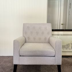 Linen Minimalistic Chair