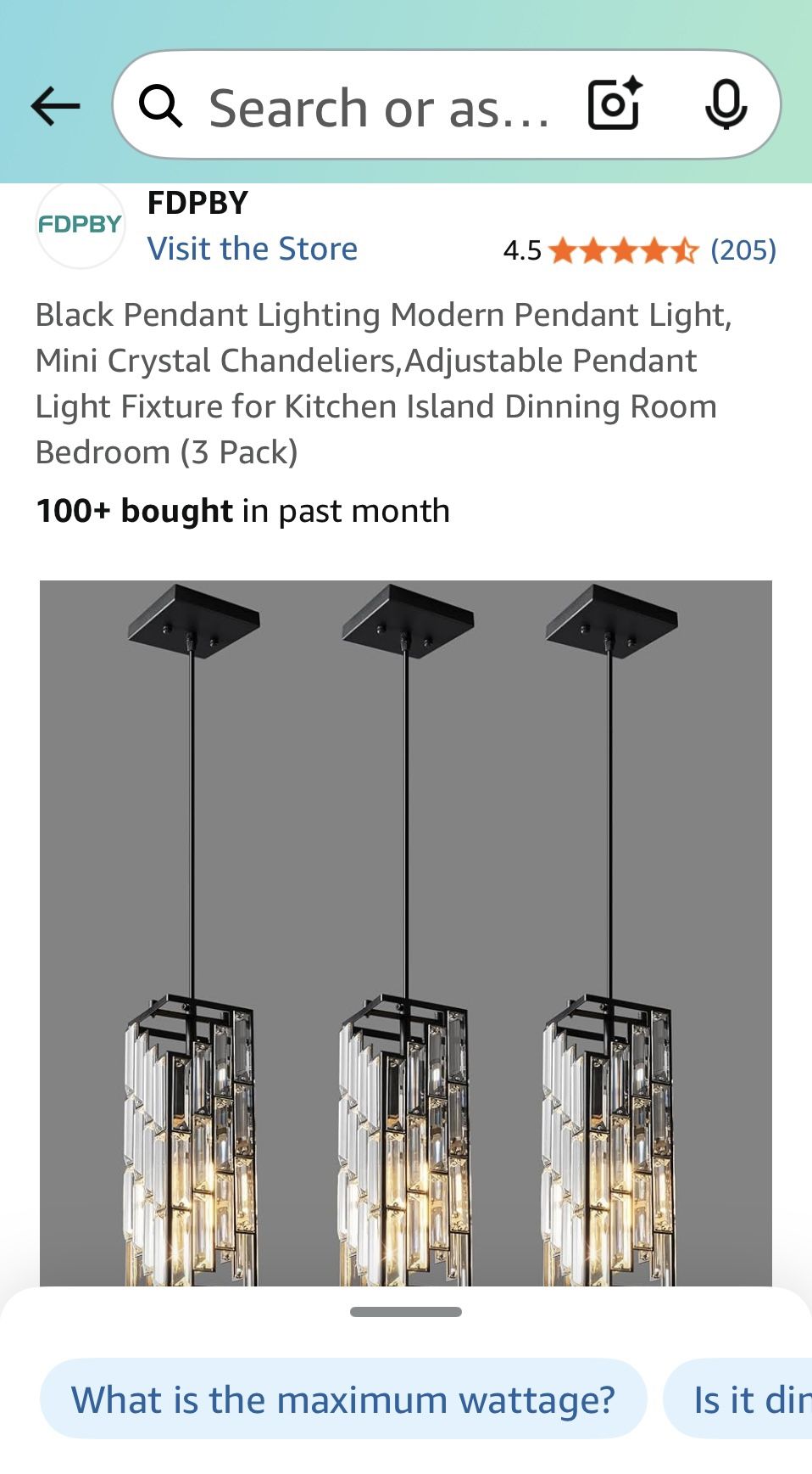 Mini Crystal Chandelier