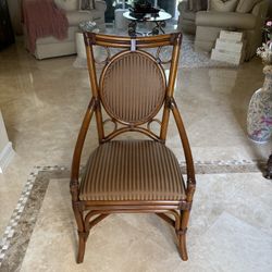 Wicker designer chair