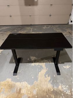 Black Electric Standing Desk