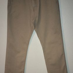 Tommy Hilfiger "Custom Fit" Khaki Straight Leg Jeans