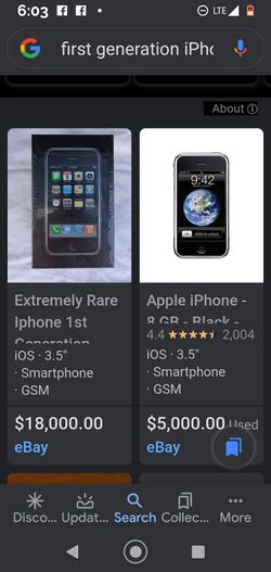 First generation iPhone collectible