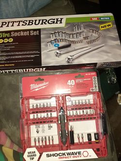 Socket Set and Drill Impact Bits