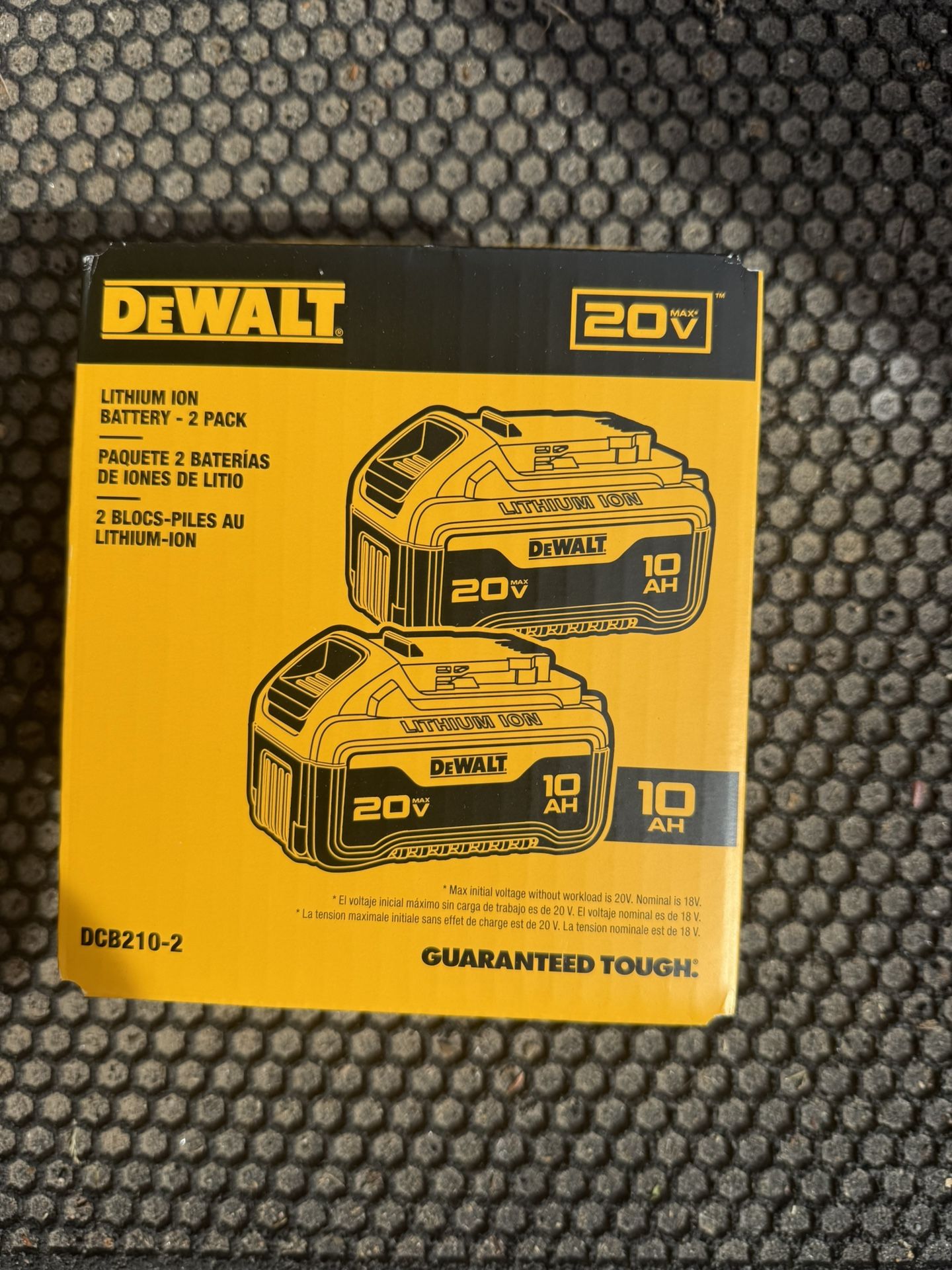 Dewalt 10 Amp Hour 20 V Batteries New