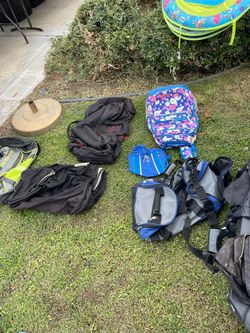 Back packs 2 each