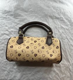 hello kitty brown and beige bag
