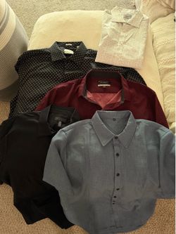Men’s XL Dress Shirts — NEW!