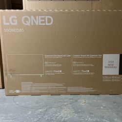 LG QNED 55” Smart TV - New And Sealed