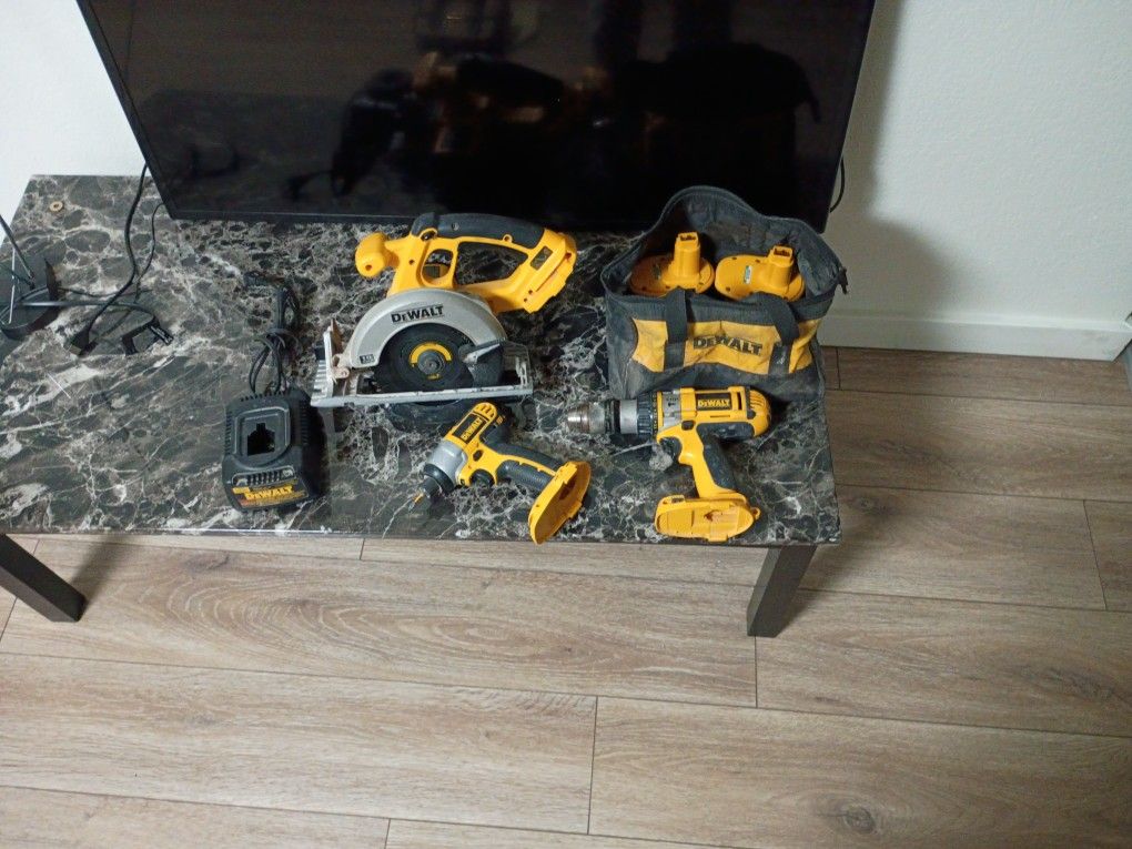 Dewalt Drill Set And Saw