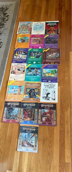 Advanced Dungeons & Dragons Modules Lot