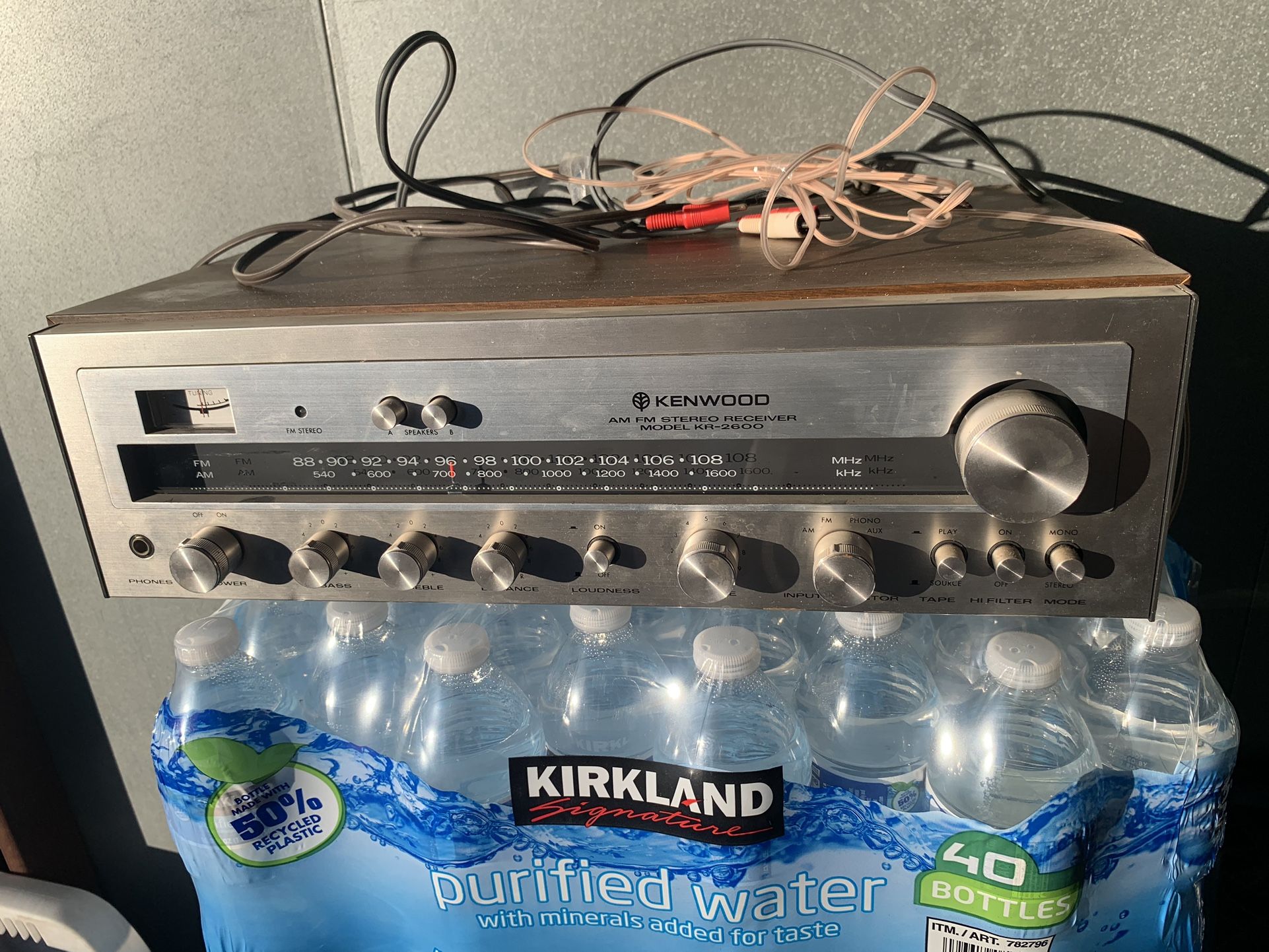 Kenwood KR-2600 AM/FM Stereo Receiver 1975 Vintage