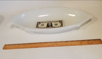 Vintage fish shaped GlasBake casserole