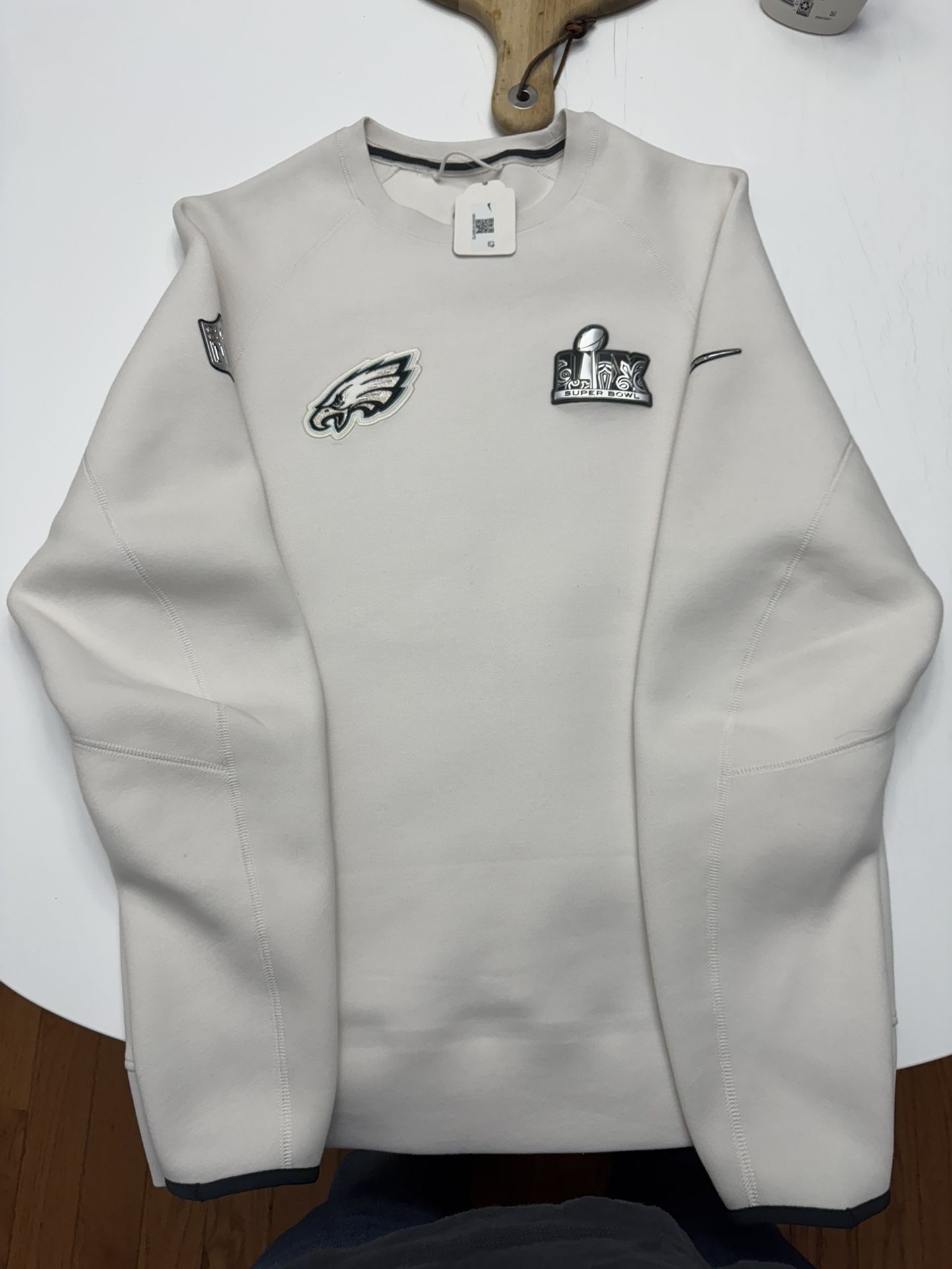 Nike Eagles Super Bowl LIX Opening Night Tech Pullover Sweatshirt