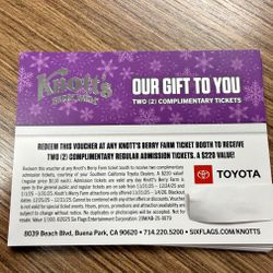 Knotts Barry Farm Tickets 