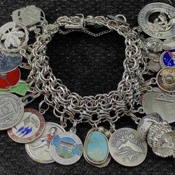 Sterling Silver Charm Bracelet