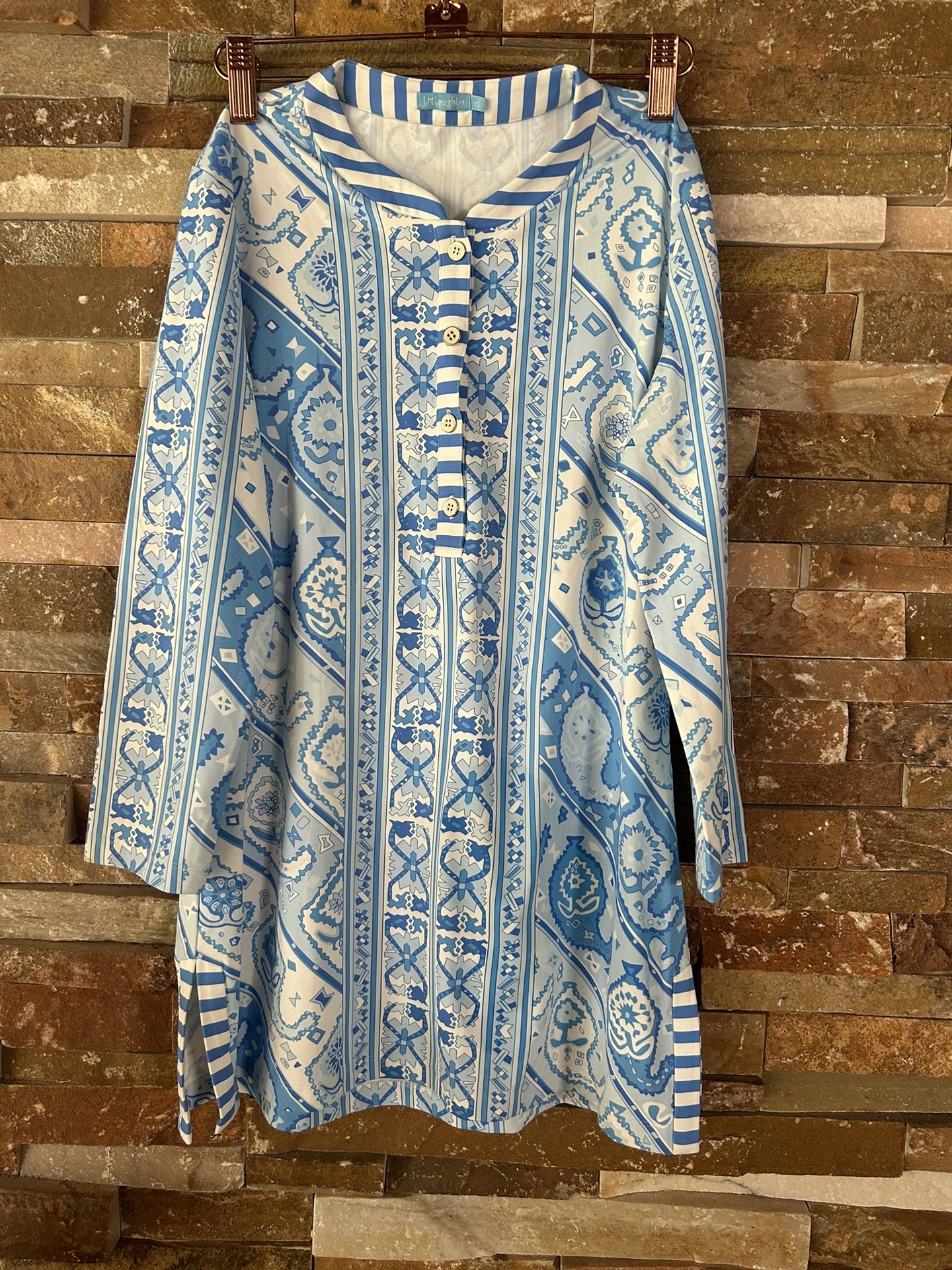 ]Mlaughlin Multi Blue Tunic