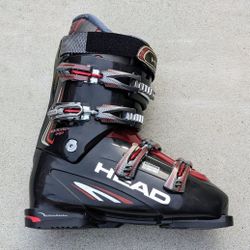 Head Edge+ HF black & red Mondo 29.5 men's size 11 super macro soft walk ski boots