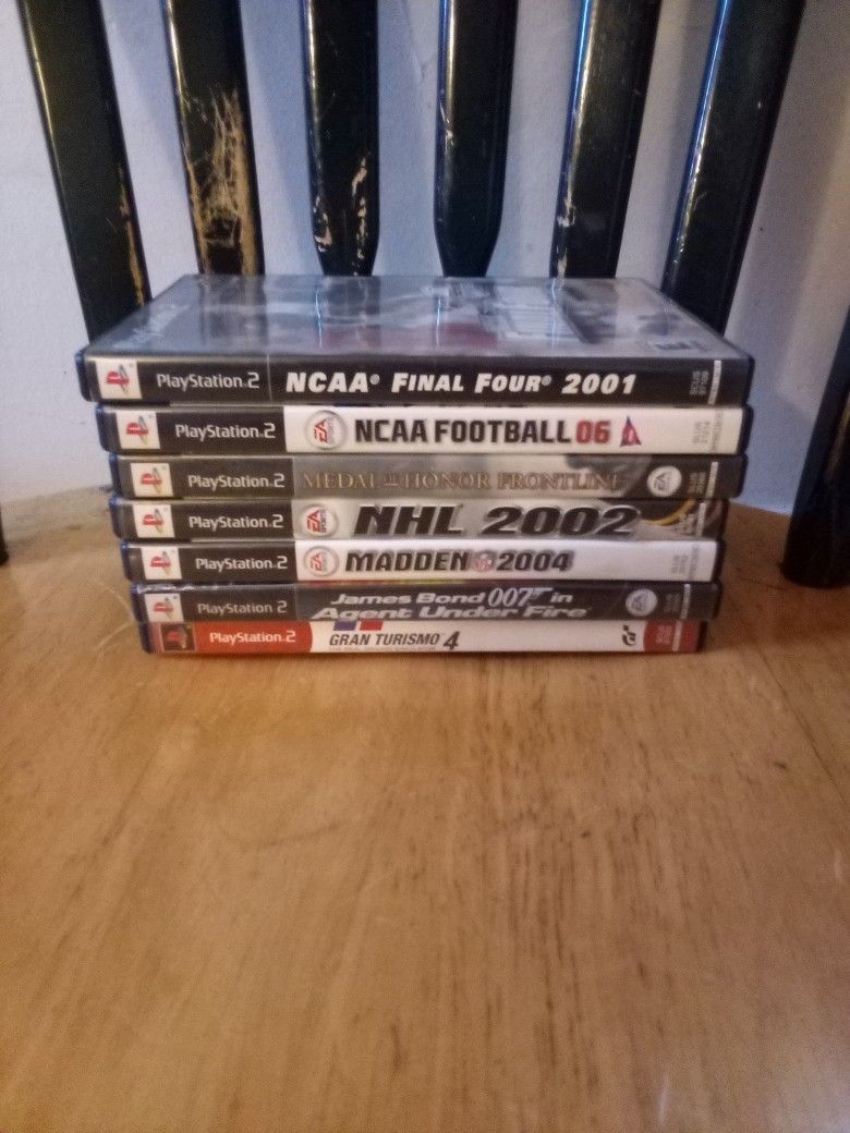 7 PS2 Games 