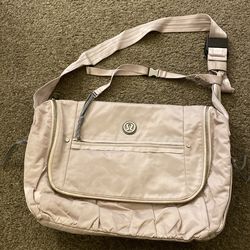 Vintage lululemon yoga moto messenger bag