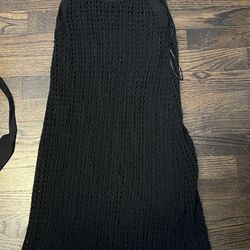 Zara Black crochet Dress