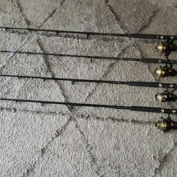 4 Penn  Spinning rods and reels 2. 650  2 .750