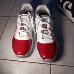 Jordan Retro 11 Cherry Red And White -Size 12