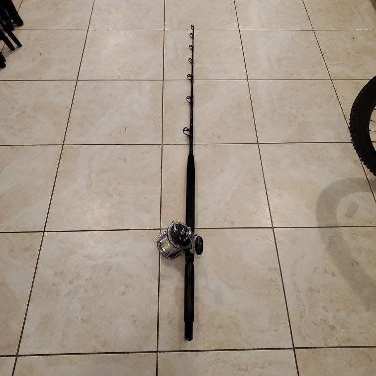 Penn Senator 6/0 Mariner Stand Up 630 20-50lb Fishing Rod And Reel Combo