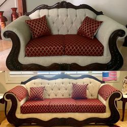 $1399 Brand New Sofa And Loveseat Set Made In The USA 🇺🇸 (Read Description Below)