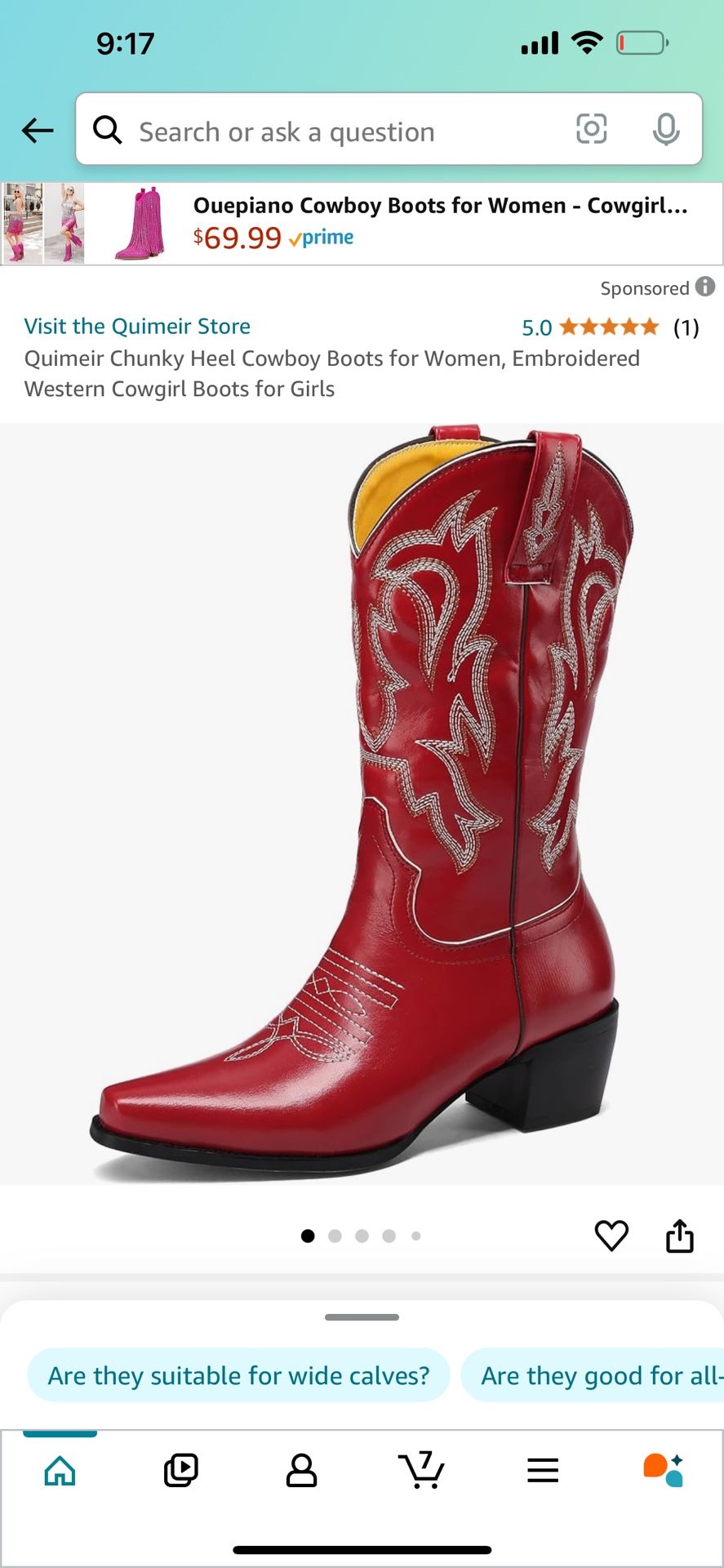 Red Cowboy Boots for Sale in El Paso, TX OfferUp