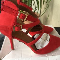 Red High Heels Brand New!!