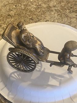 Antique Asian model rickshaw