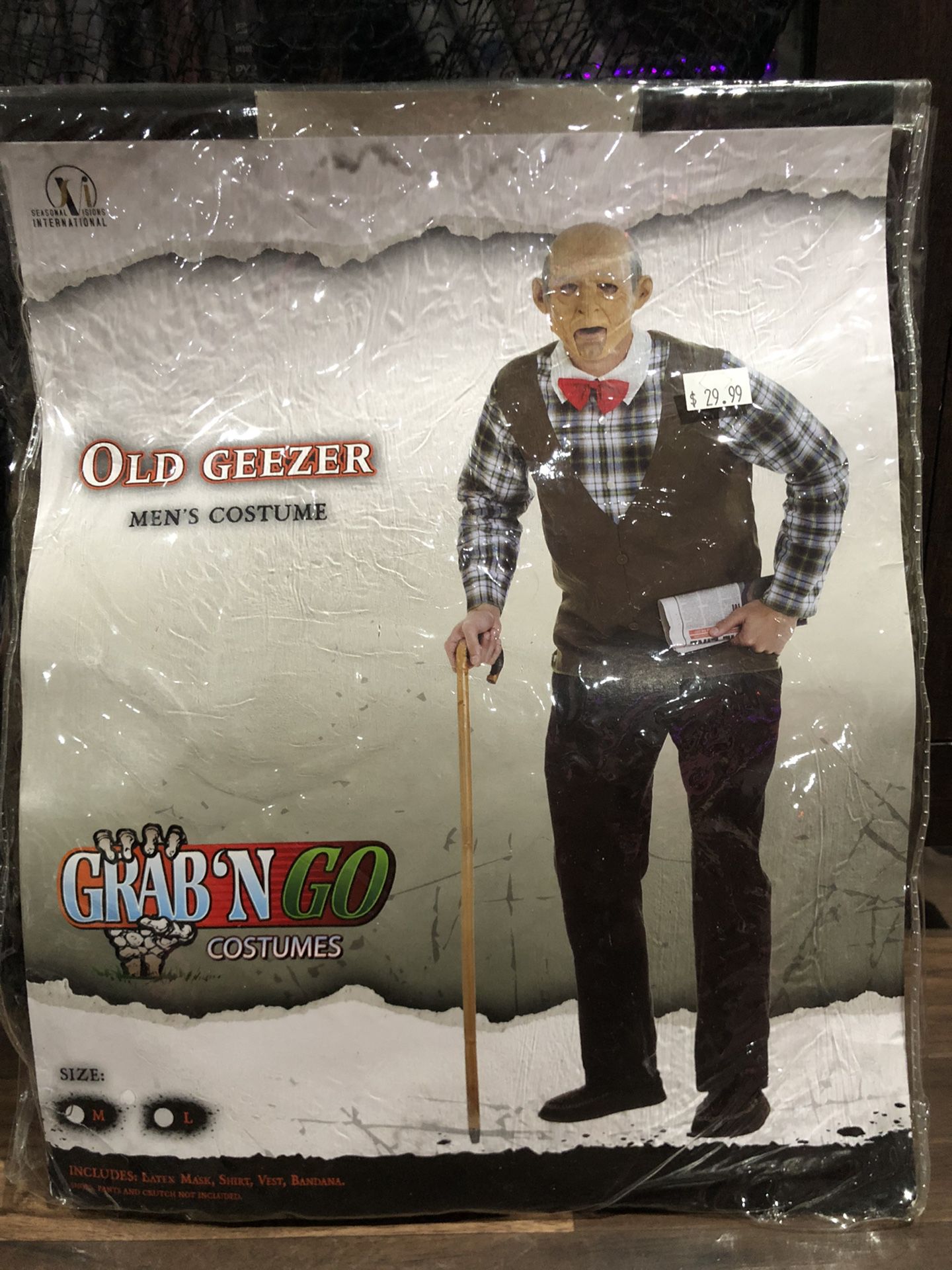 Old Geezer/Old Man Costume