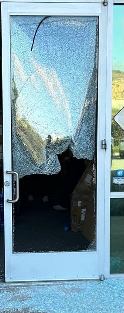 Door board up