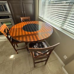 Dinette Set with Six Chairs