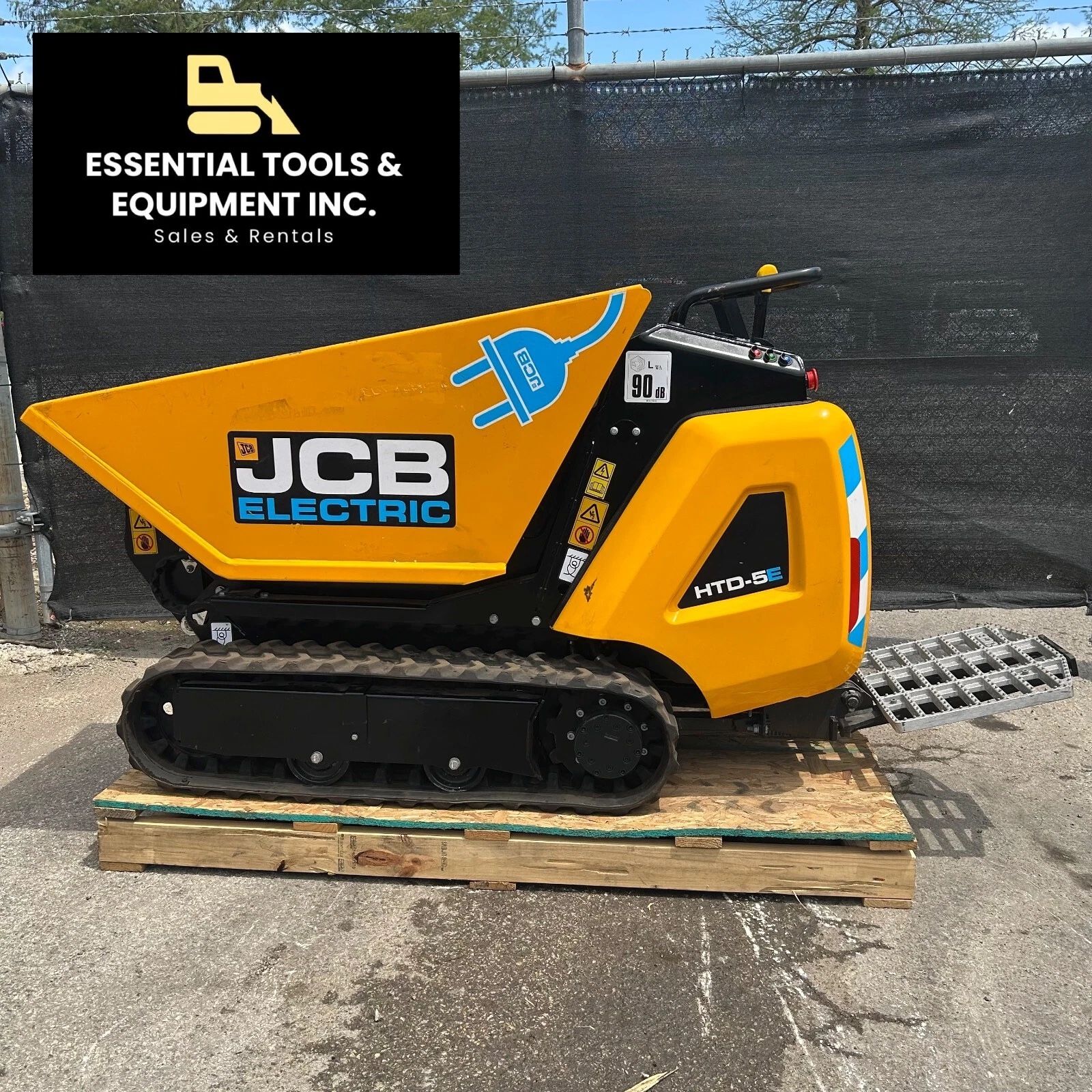 2022 JCB HTD5-E Electric Dumpster Stand-On Track Dump Cart 48V Buggy PART/REPAIR