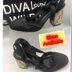 Wild Diva Lounge Women’s Block Heel Marcus -28