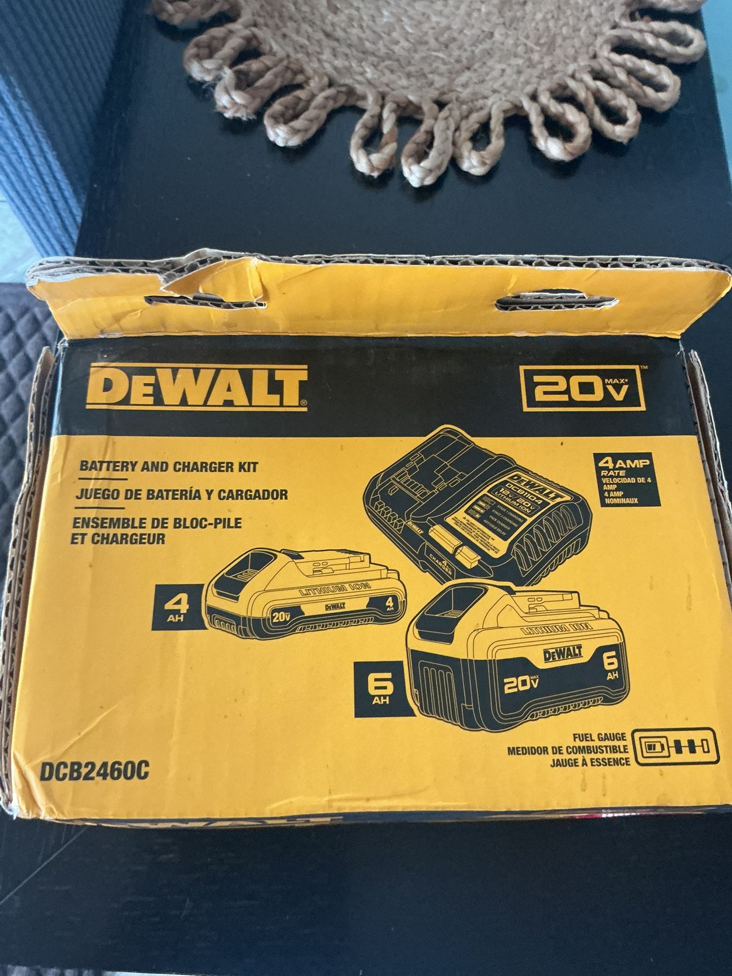 Dewalt Batteries, And Charger Kit