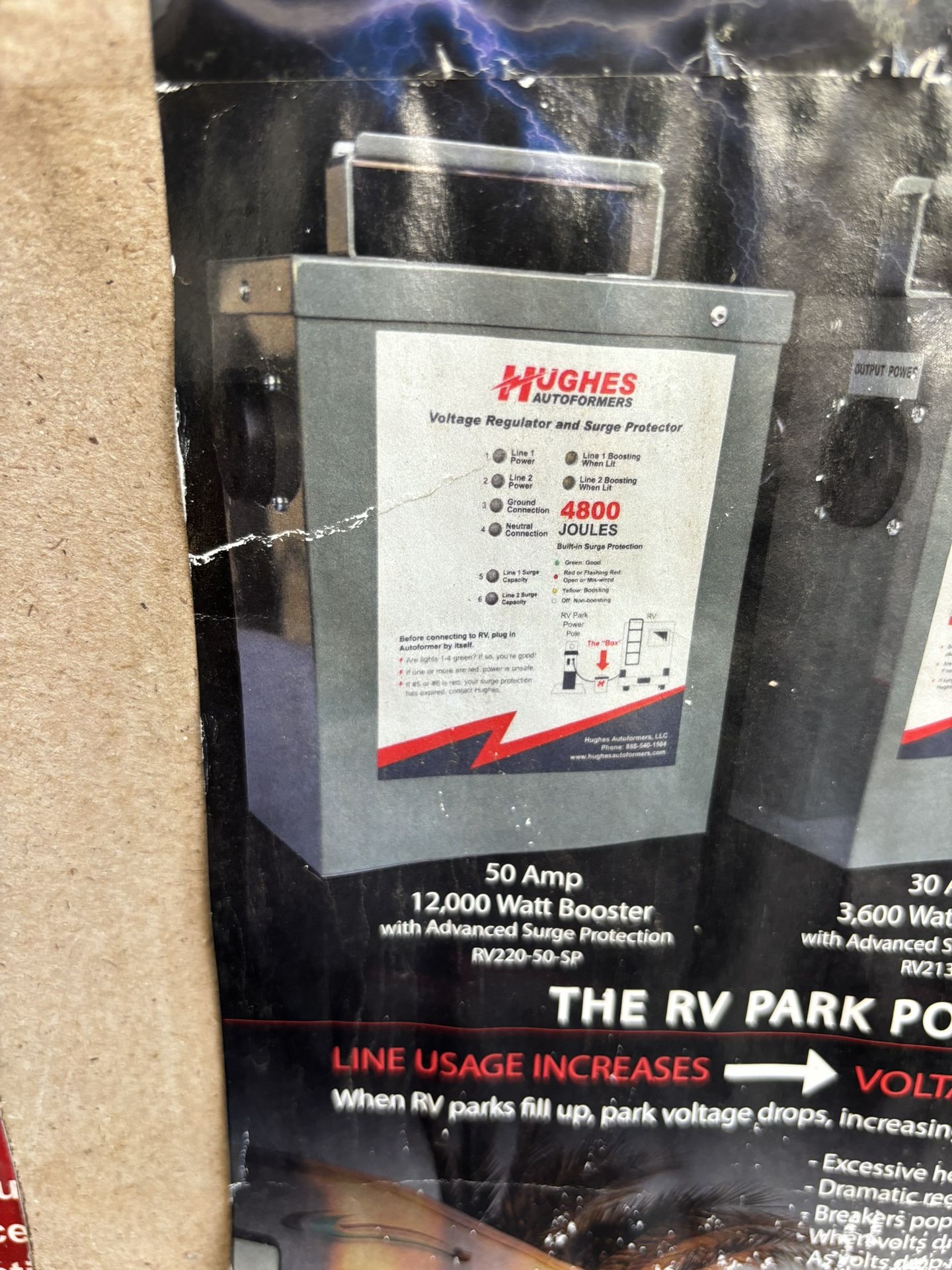 RV voltage Booster And Surge Protector