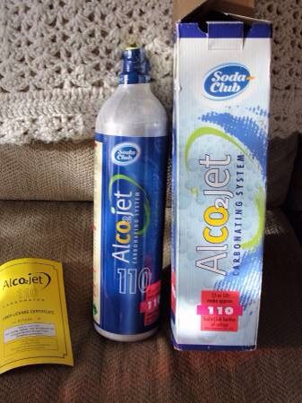 Soda Club ALco2Jet Carbonated System 33oz 110 Bottle New - $25