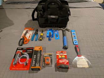 New and Used hand tools with tool bag