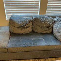 Gray sectional Couch 