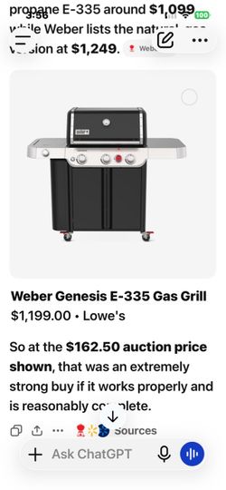 Weber Genesis Grill bbq