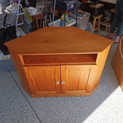 Solid Wood Corner TV Stand / Cabinet