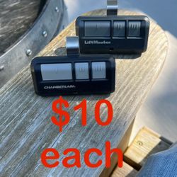 Garage Door Openers $10 Each