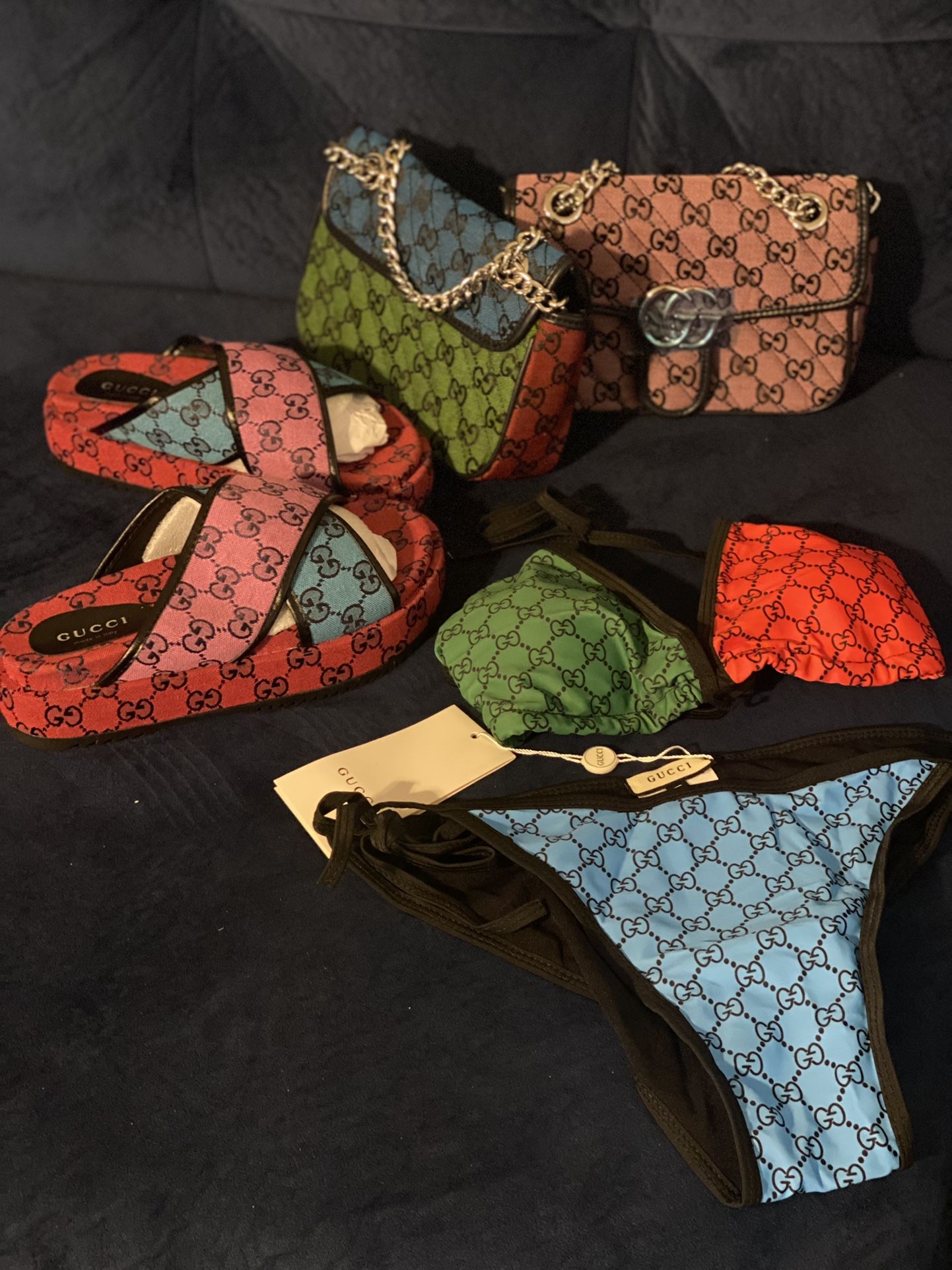 Bikini, Shoes, Purses , Hat