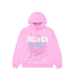 Pink Atlanta Spider Hoodie