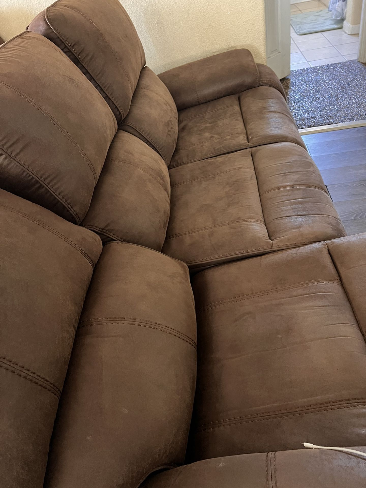 Brown Recliner Couch